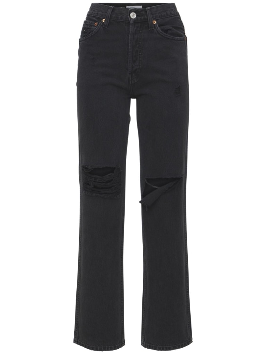 RE/DONE: Jeans vita alta loose fit 90’s in denim