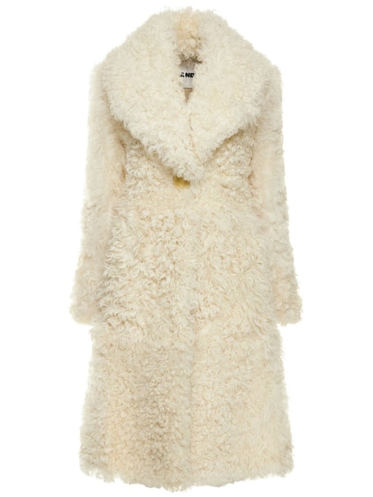Jil Sander - Manteau long en laine d'agneau