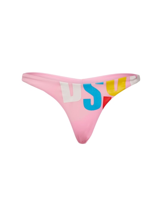Dsquared2 - Multi logo printed bikini bottom