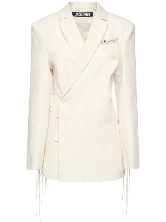 Jacquemus: Blazer con costuras
