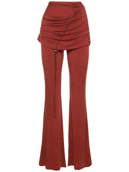 Jacquemus - Pantalon large en cupro Le Pantalon Espelho