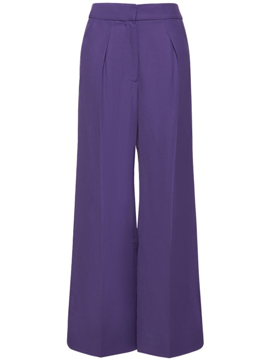 Jacquemus: Pantalones anchos de crepé