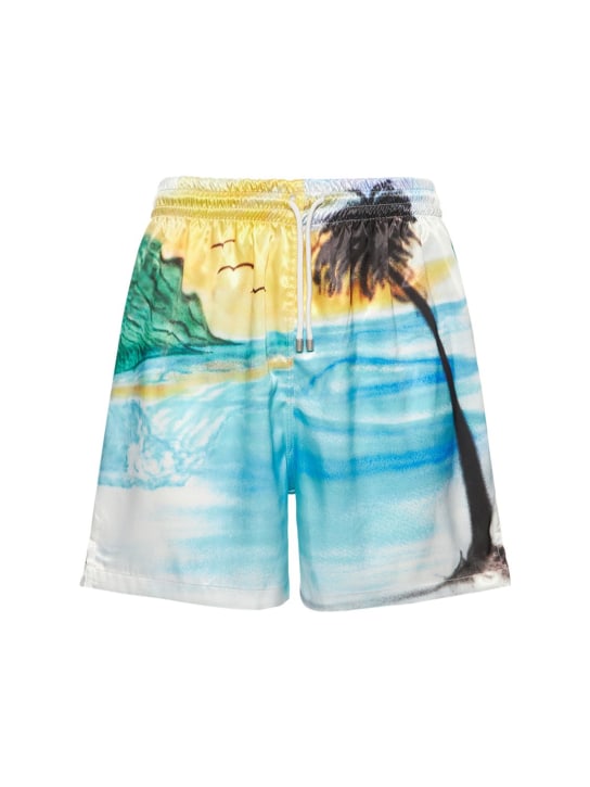 FLÂNEUR - Shorts in raso stampato