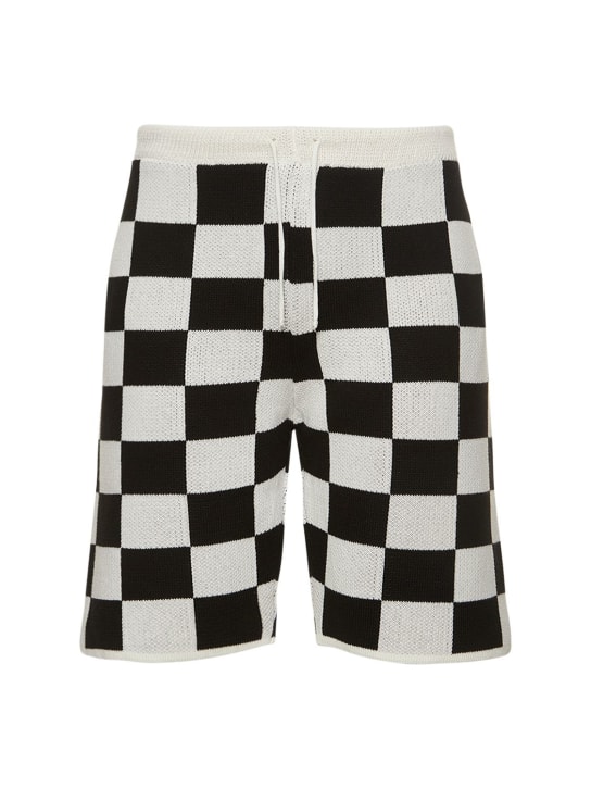 FLÂNEUR - Shorts in maglia di misto cotone
