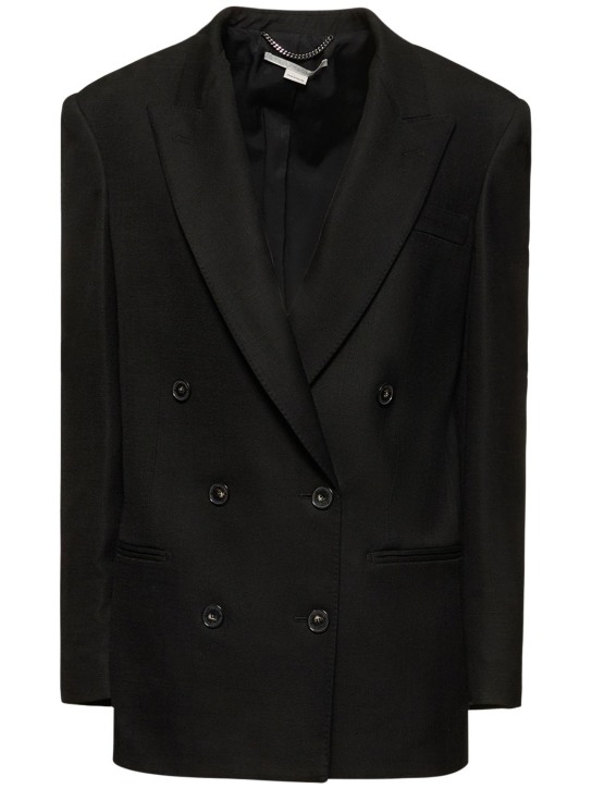 Stella McCartney: Giacca oversize in crepe di viscosa