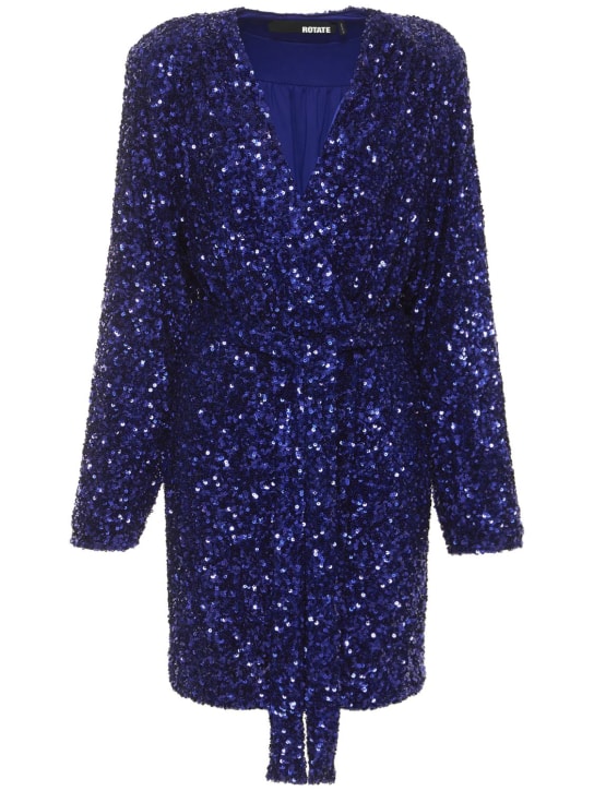 Rotate: Robe courte portefeuille Samantha