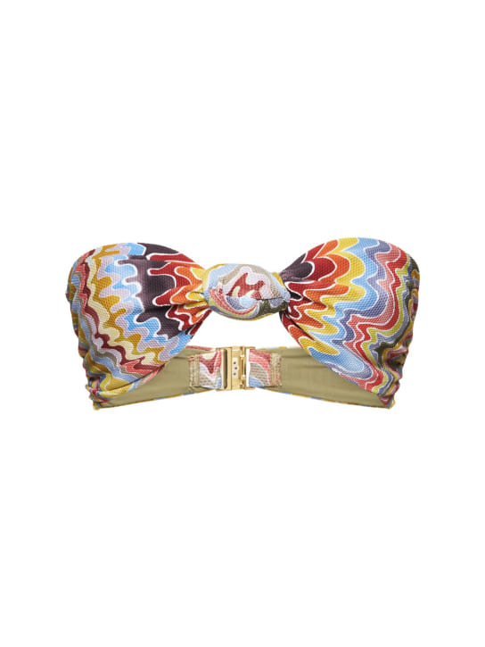 Fella Swim: Haut de bikini imprimé Hunter