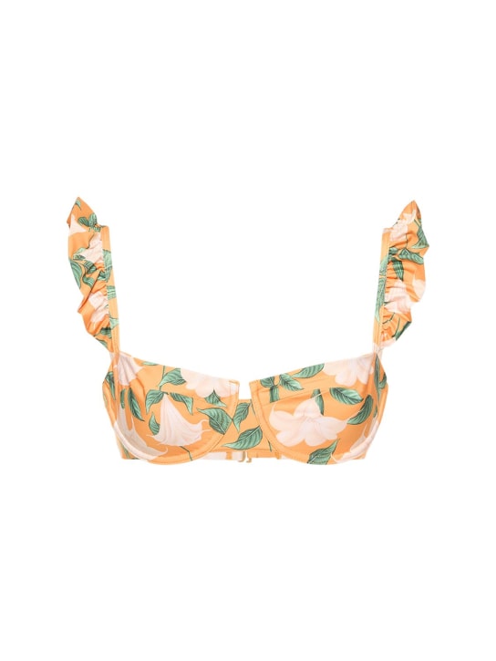 Agua By Agua Bendita - Kiwi printed bikini top