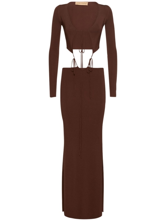 Aya Muse - Langes Kleid aus Viskose „Lapponi“