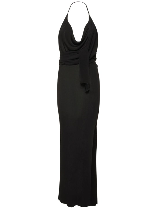 Aya Muse - Robe longue en jersey Malais