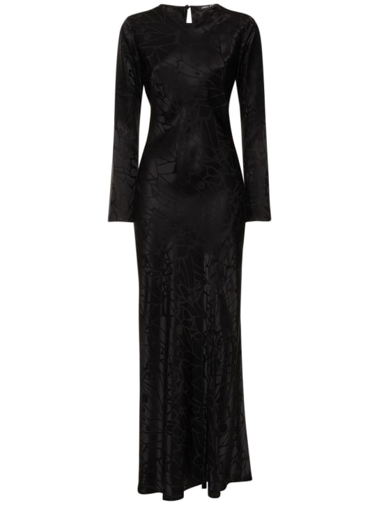 ANINE BING: Vestito Freja in seta jacquard