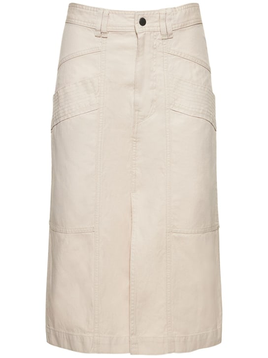 Marant Etoile: Jupe midi en coton Prime