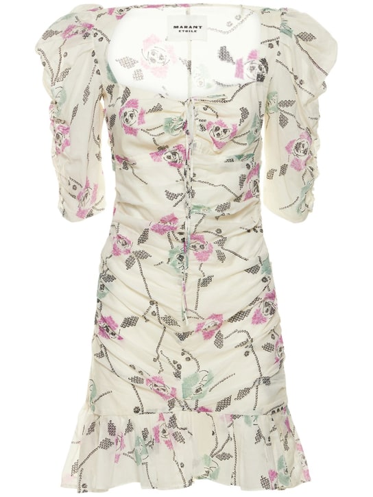 Marant Etoile - MINIKLEID AUS BAUMWOLLE MIT DRUCK „GALDINO“