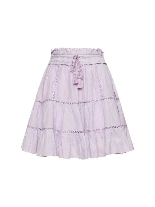 Marant Etoile - Jupe courte en gaze de coton mélangé Lioline