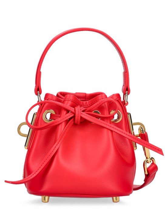 Alexandre Vauthier: Mini BBag leather bucket bag