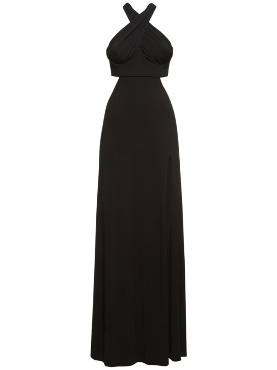 Dundas - Gena crossed viscose jersey long dress
