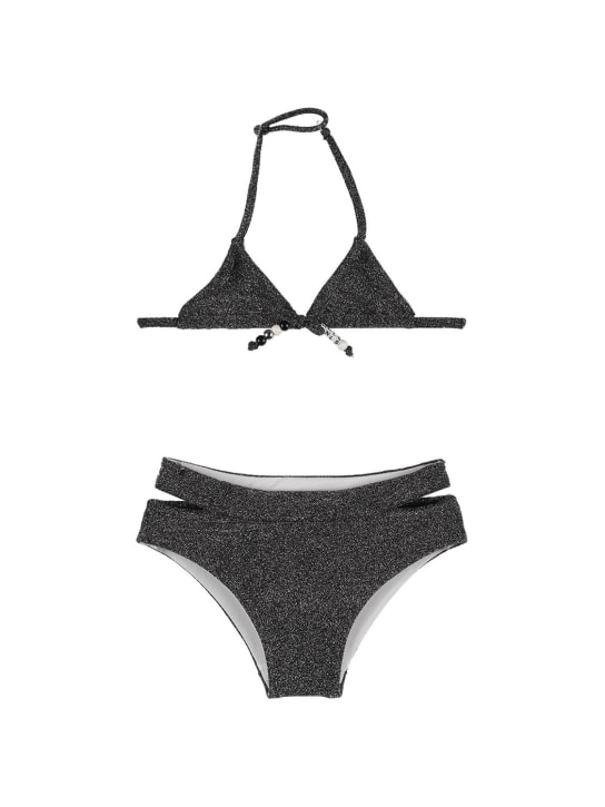 Monnalisa - Lurex bikini w/ appliqués