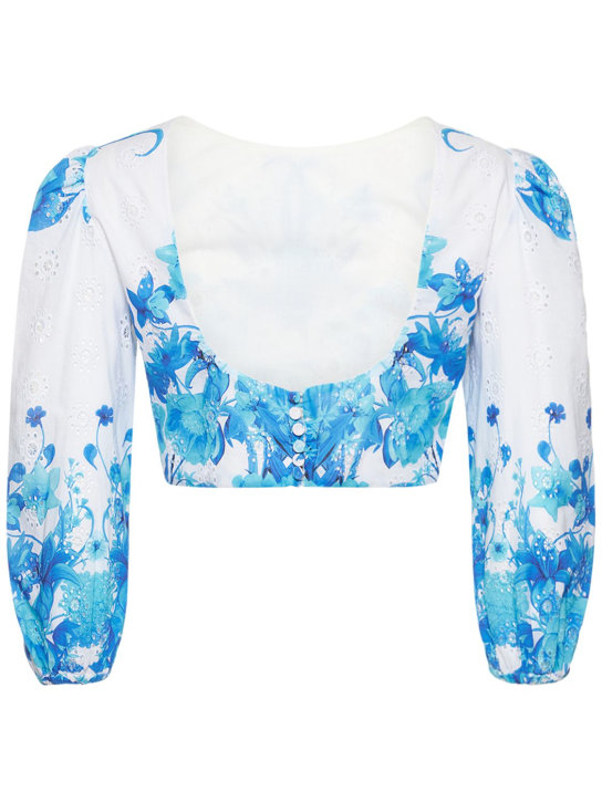 Borgo De Nor - Rhea printed cotton top