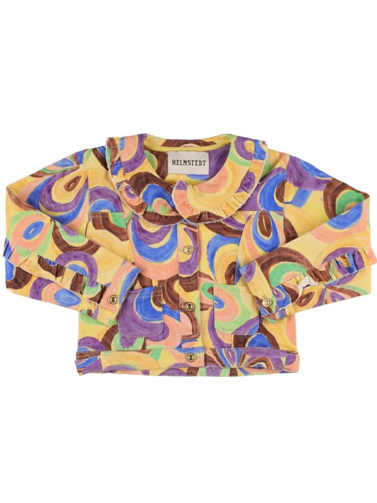 HELMSTEDT - Veste en toile de coton imprimé