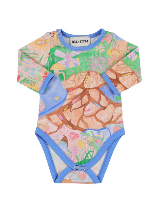 HELMSTEDT - Bonnet en jersey de coton imprimé