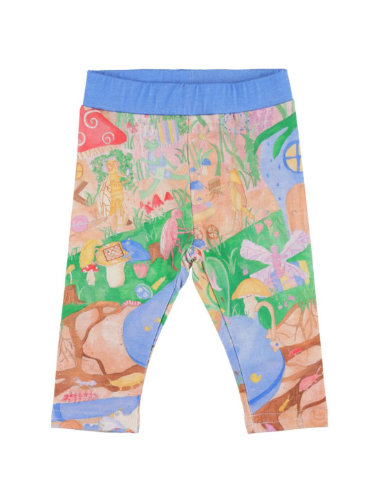 HELMSTEDT - Leggings in jersey di cotone stampato