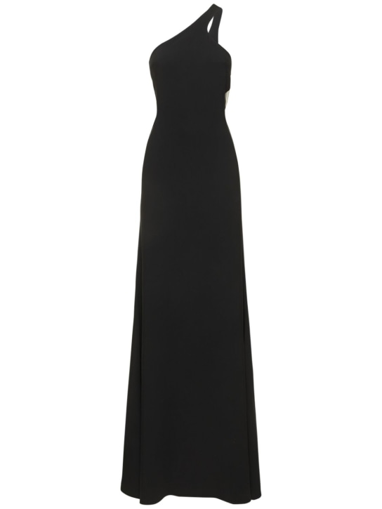 Stella McCartney: Vestido largo de crepé hombro descubierto