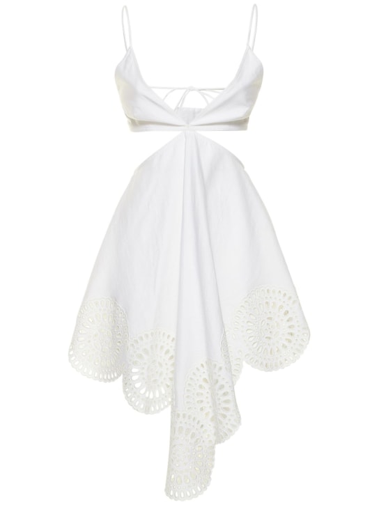 Stella McCartney - Vestito in popeline con broderie