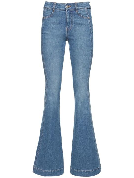 Stella McCartney - Jeans vita alta con logo