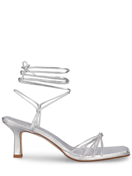 Aeyde - 65mm Sandalen aus laminiertem Leder „Kenna“