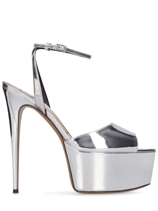 Alexandre Vauthier - Sandali in similpelle metallizzata 150mm