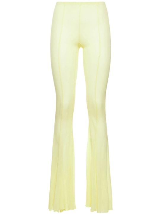 Blumarine - Ausgestellte Hose aus Viskosejersey