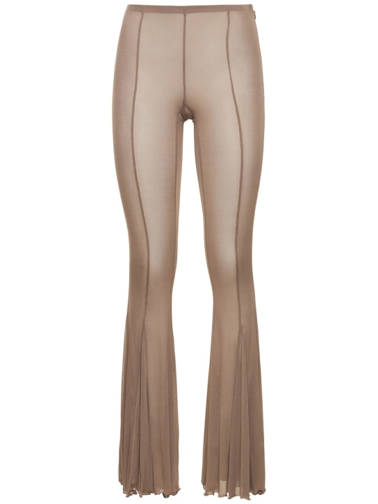 Blumarine: Ausgestellte Hose aus Viskosejersey