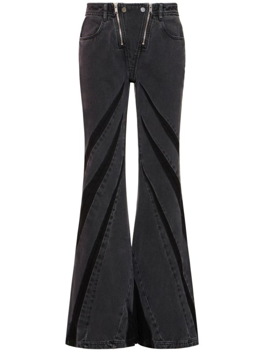 Dion Lee: Jeans acampanados de denim