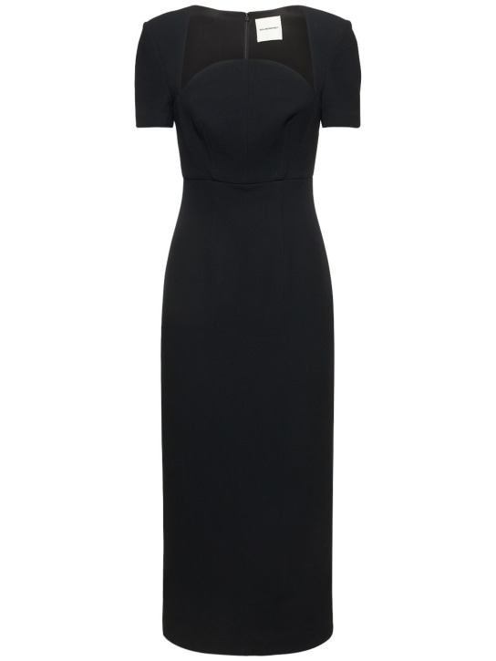 Roland Mouret - Moon wool crepe midi dress