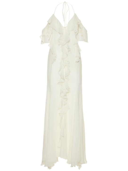 Blumarine - Midikleid aus Seide und Baumwolle