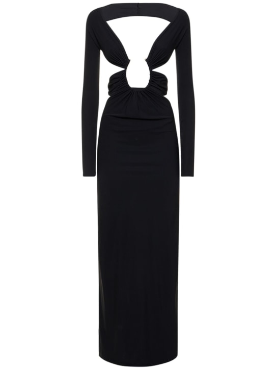 Christopher Esber - Vestido largo Odessa de jersey fruncido