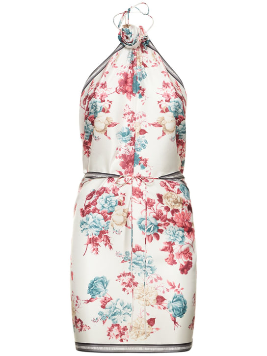 Magda Butrym - Convertible printed silk scarf dress