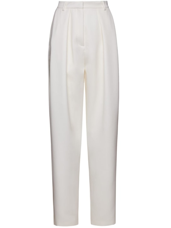 Magda Butrym - Tapered wide pants w/ side stripes