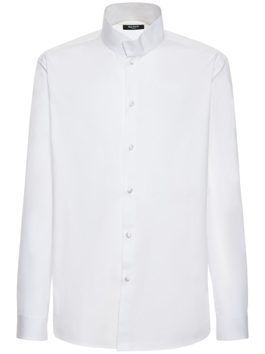 Balmain - Chemise en satin de coton