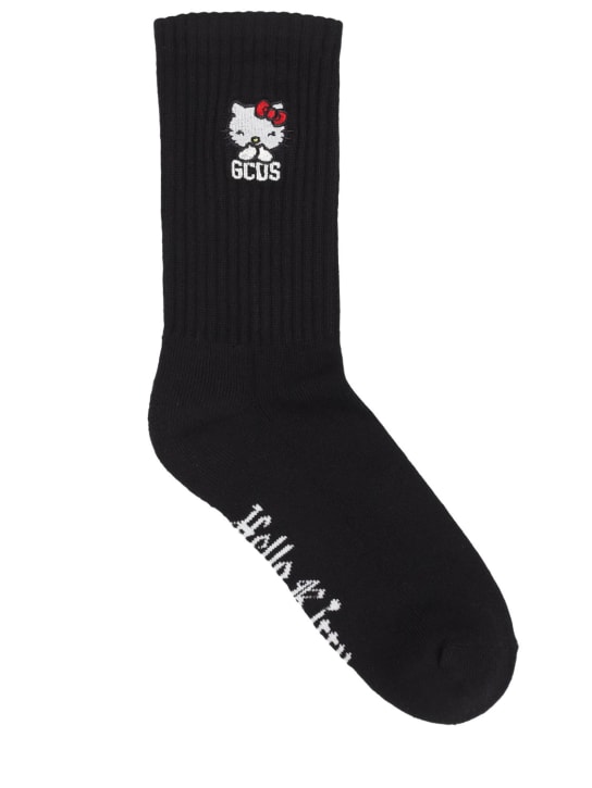 GCDS - SOCKEN AUS BAUMWOLLMISCHUNG MIT LOGO