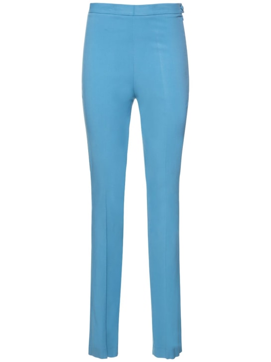 HEBE STUDIO - The Goldie fitted stretch viscose pants