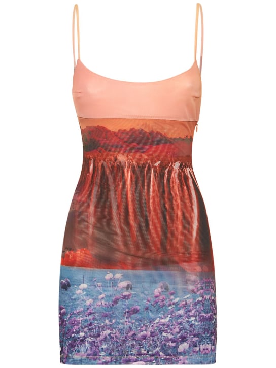 Miaou - Anya power mesh mini dress