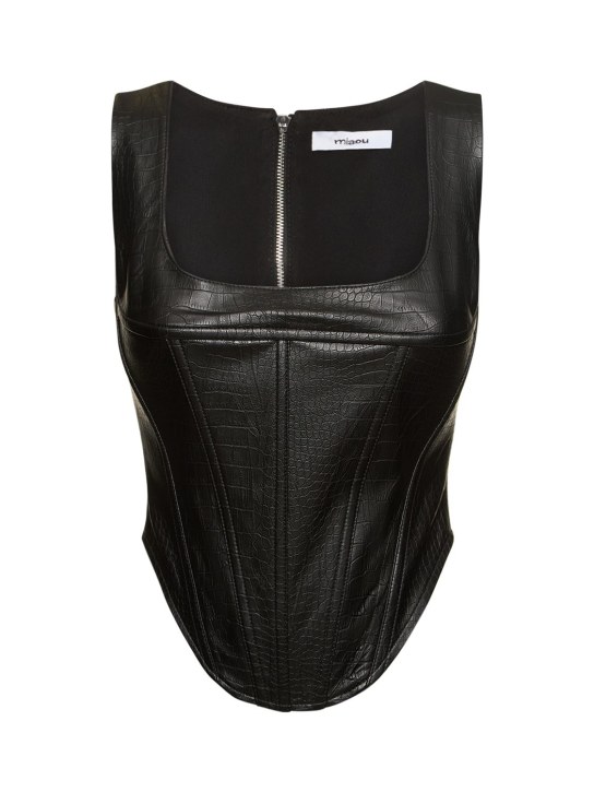 Miaou - Top Campbell in pelle vegana