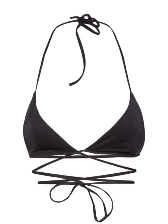 Dsquared2 - Crossed triangle bikini top
