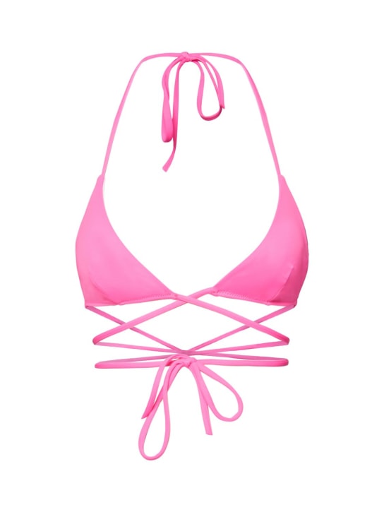 Dsquared2 - Crossed triangle bikini top