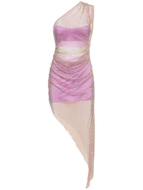 Giuseppe Di Morabito: Embellished stretch jersey midi dress