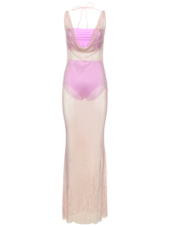 Giuseppe Di Morabito - Vestito in mesh con decorazioni