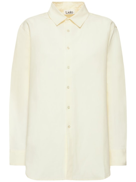 Lido: Chemise manches longues en lin et coton