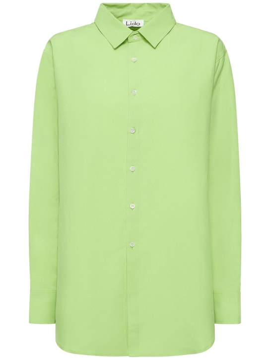 Lido: Chemise manches longues en lin et coton