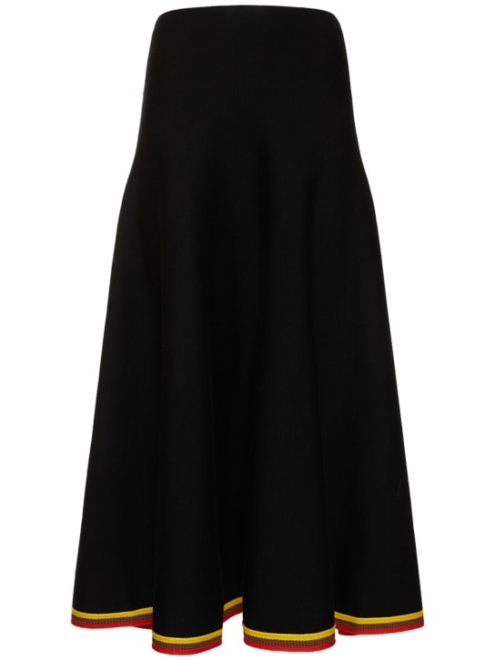 Gabriela Hearst - Jupe midi en maille de laine taille mi-haute Mira